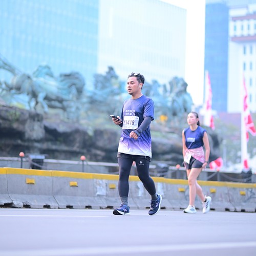 Race photo from KEMLU RUN 2026