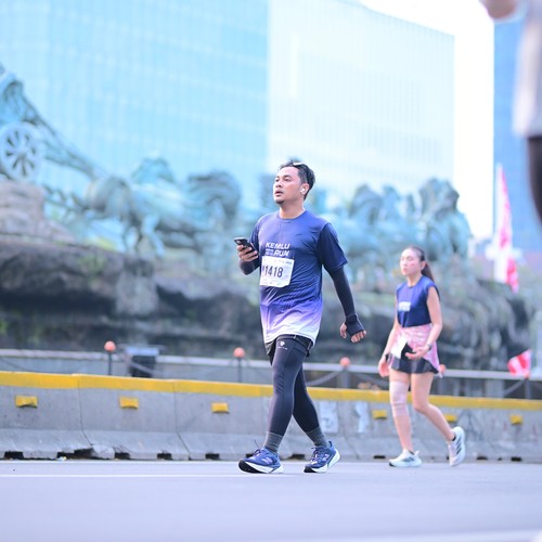 Race photo from KEMLU RUN 2026
