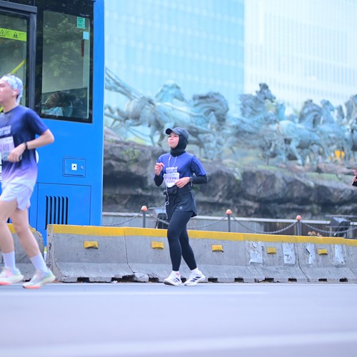 Race photo from KEMLU RUN 2026
