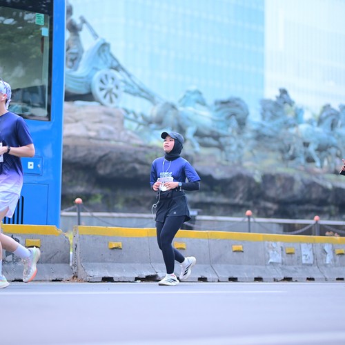Race photo from KEMLU RUN 2026