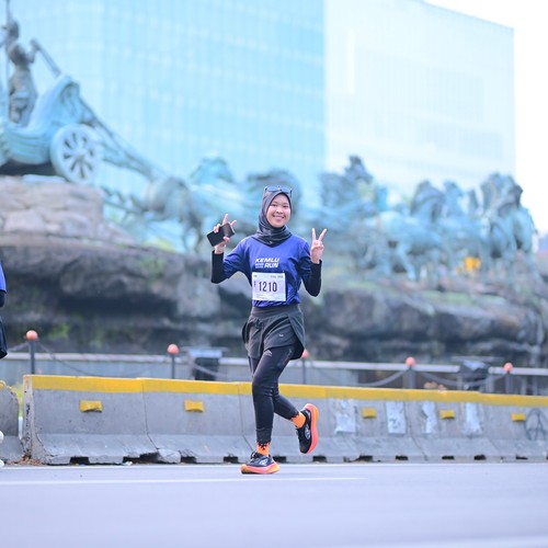 Race photo from KEMLU RUN 2026