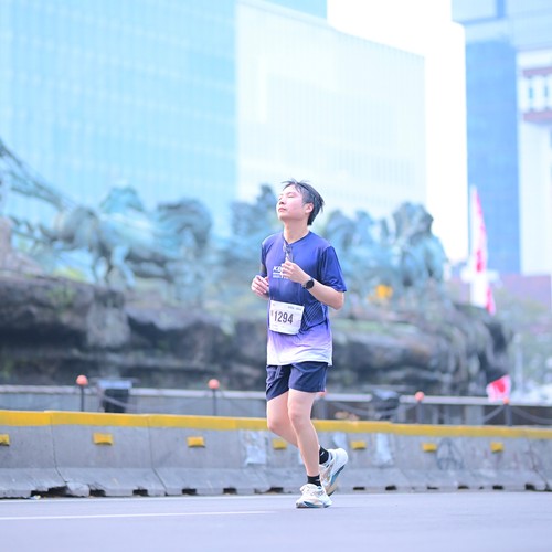 Race photo from KEMLU RUN 2026