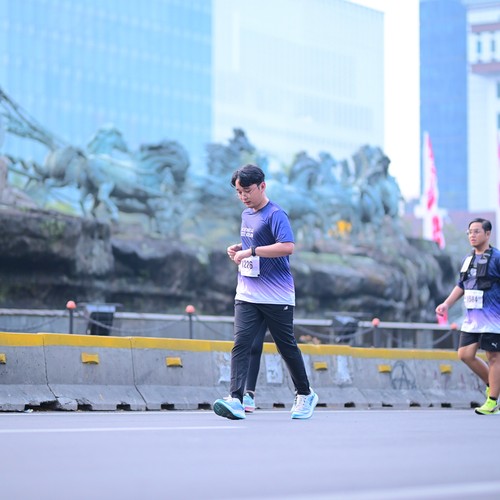 Race photo from KEMLU RUN 2026