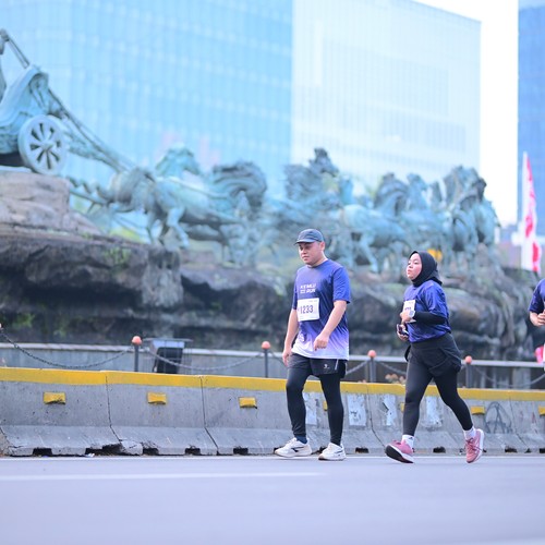 Race photo from KEMLU RUN 2026