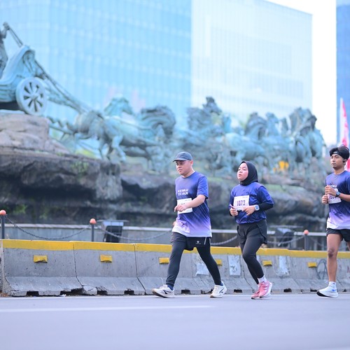 Race photo from KEMLU RUN 2026