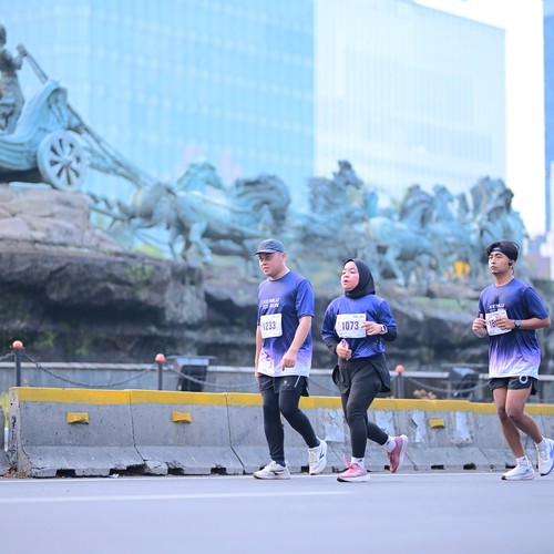 Race photo from KEMLU RUN 2026