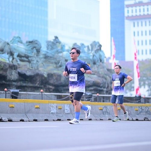 Race photo from KEMLU RUN 2026
