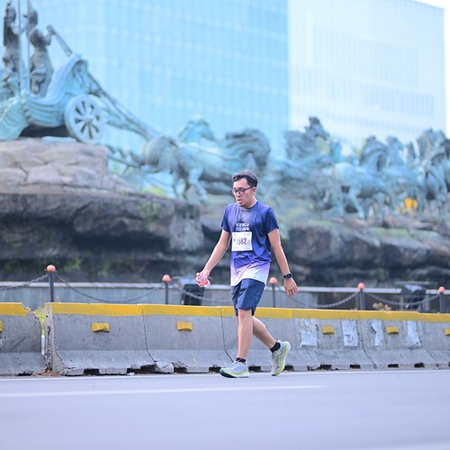 Race photo from KEMLU RUN 2026