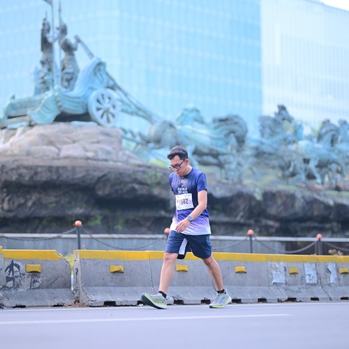 Race photo from KEMLU RUN 2026