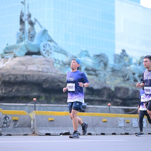 Race photo from KEMLU RUN 2026