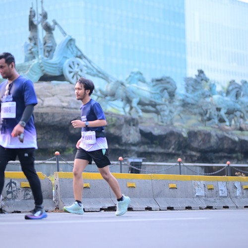 Race photo from KEMLU RUN 2026