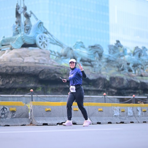 Race photo from KEMLU RUN 2026