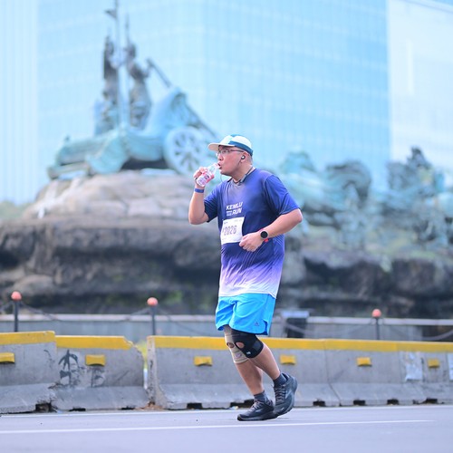 Race photo from KEMLU RUN 2026