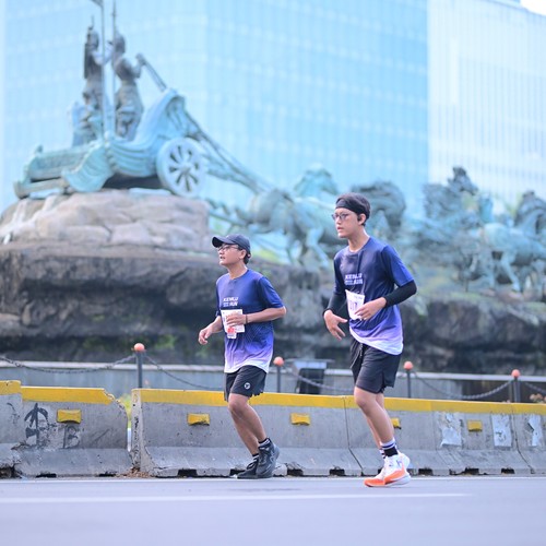 Race photo from KEMLU RUN 2026