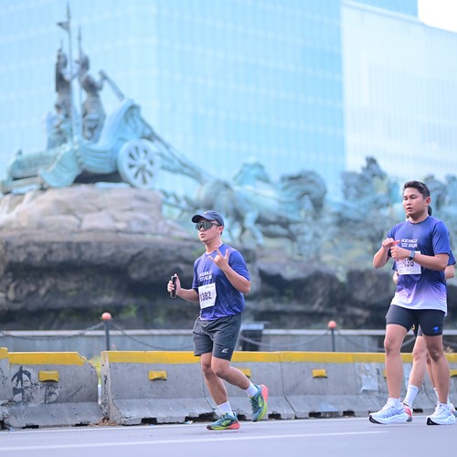 Race photo from KEMLU RUN 2026