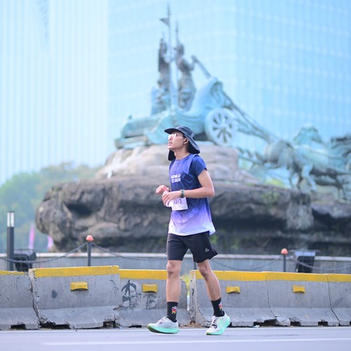 Race photo from KEMLU RUN 2026