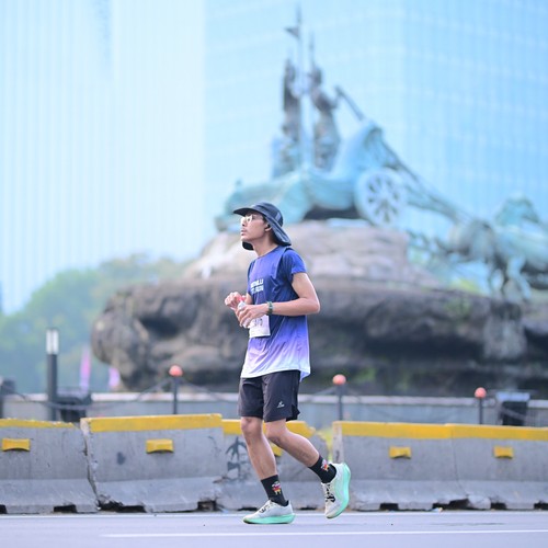 Race photo from KEMLU RUN 2026