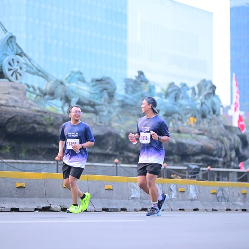 Race photo from KEMLU RUN 2026