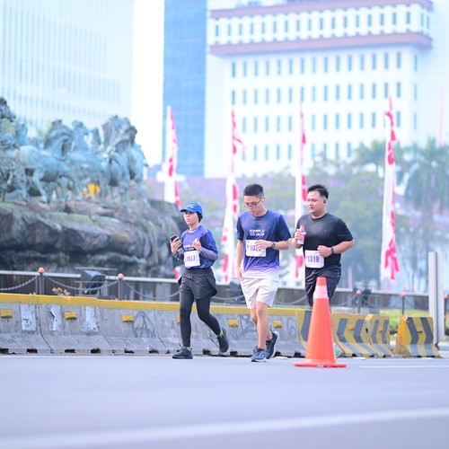 Race photo from KEMLU RUN 2026