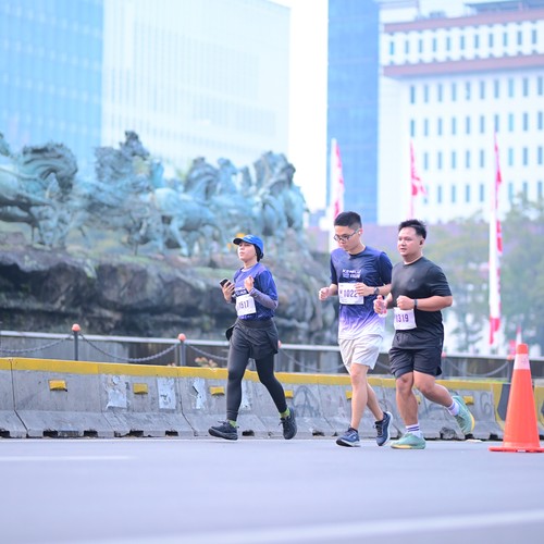 Race photo from KEMLU RUN 2026