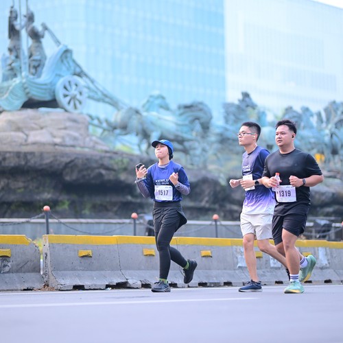 Race photo from KEMLU RUN 2026