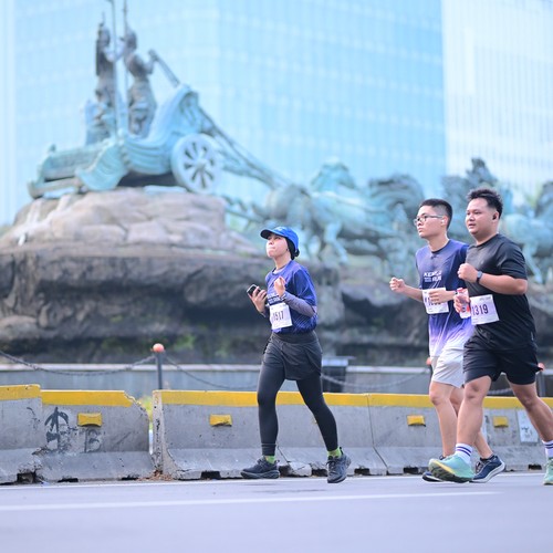 Race photo from KEMLU RUN 2026