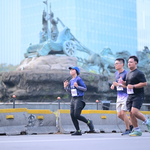 Race photo from KEMLU RUN 2026