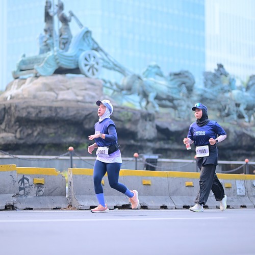 Race photo from KEMLU RUN 2026