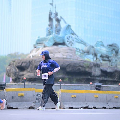 Race photo from KEMLU RUN 2026