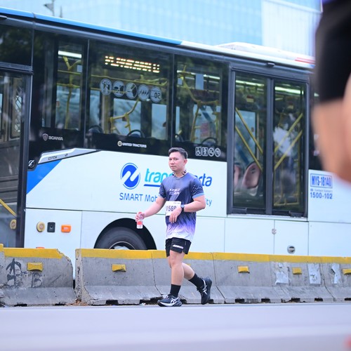 Race photo from KEMLU RUN 2026