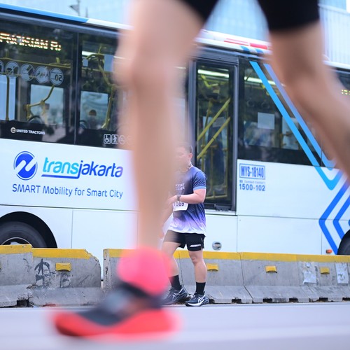 Race photo from KEMLU RUN 2026