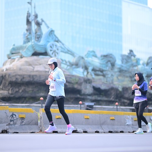 Race photo from KEMLU RUN 2026