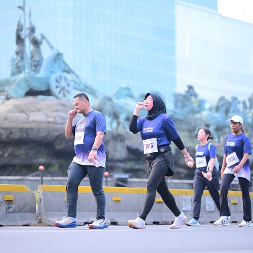 Race photo from KEMLU RUN 2026