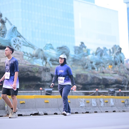 Race photo from KEMLU RUN 2026