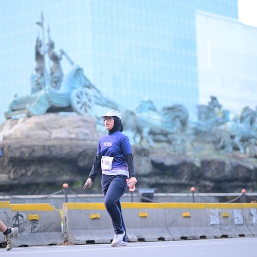 Race photo from KEMLU RUN 2026