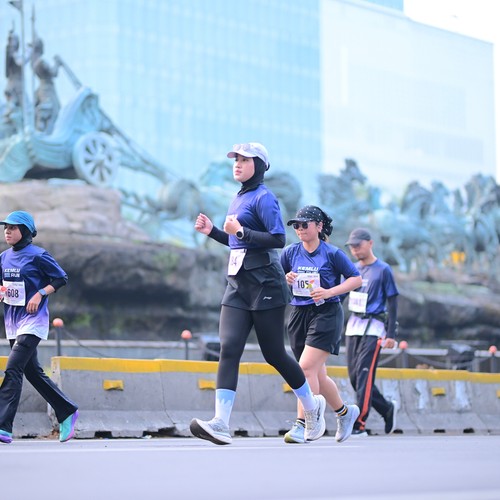 Race photo from KEMLU RUN 2026