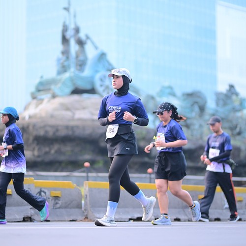 Race photo from KEMLU RUN 2026