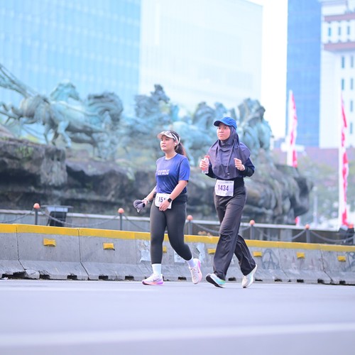 Race photo from KEMLU RUN 2026