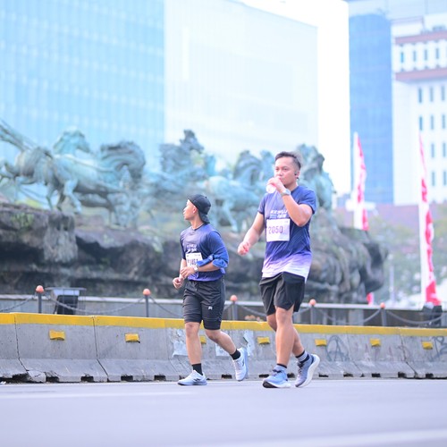 Race photo from KEMLU RUN 2026