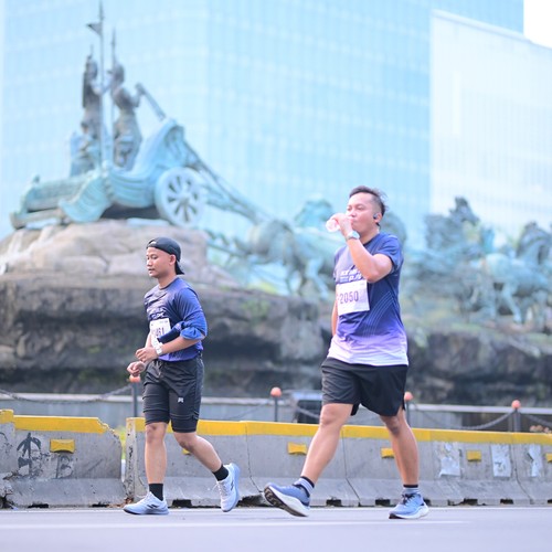 Race photo from KEMLU RUN 2026
