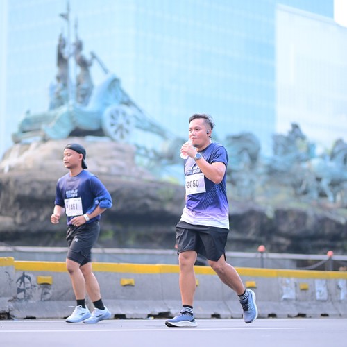 Race photo from KEMLU RUN 2026
