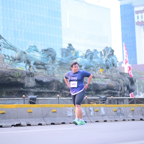 Race photo from KEMLU RUN 2026