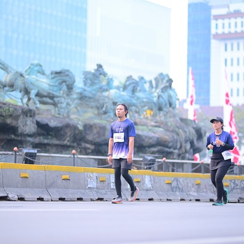 Race photo from KEMLU RUN 2026