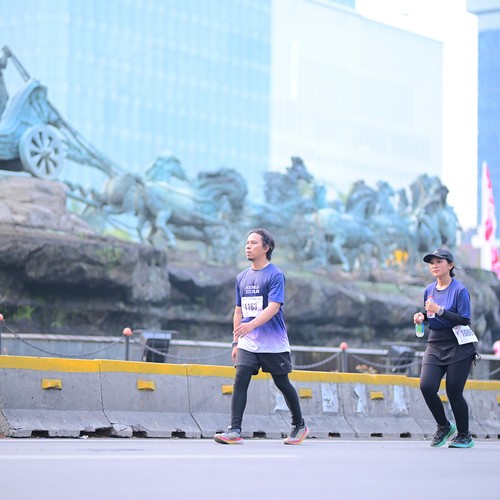 Race photo from KEMLU RUN 2026