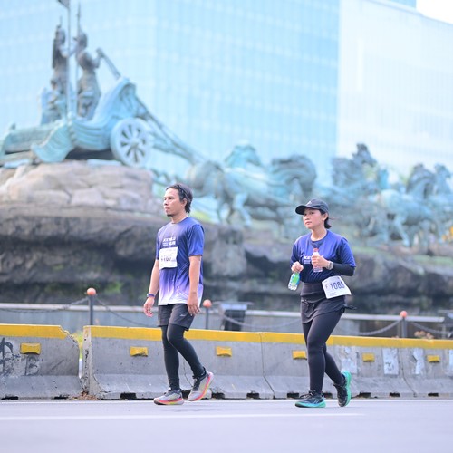 Race photo from KEMLU RUN 2026