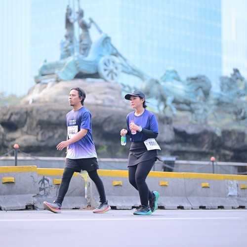 Race photo from KEMLU RUN 2026