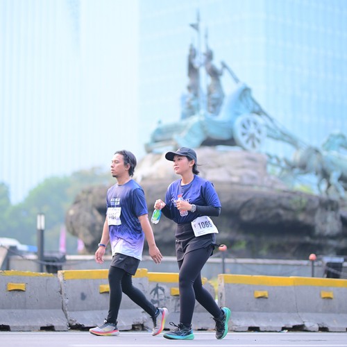 Race photo from KEMLU RUN 2026