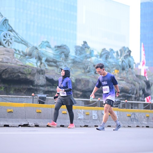 Race photo from KEMLU RUN 2026
