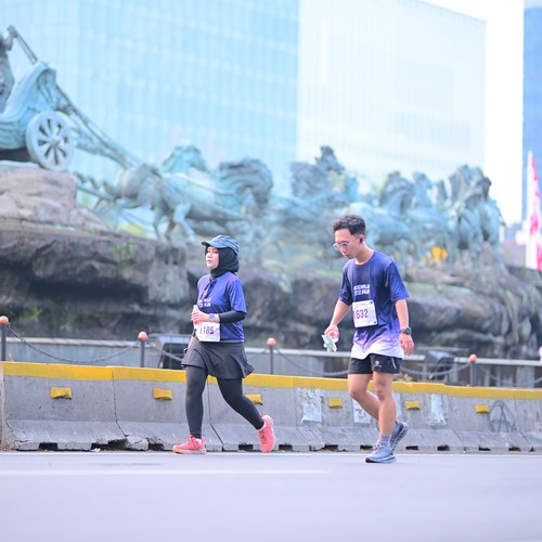Race photo from KEMLU RUN 2026