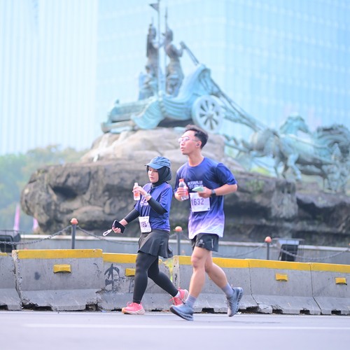 Race photo from KEMLU RUN 2026